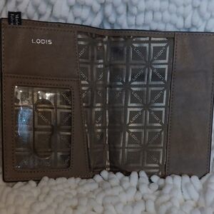 Lodis Dark Brown Leather Passprt  Holder